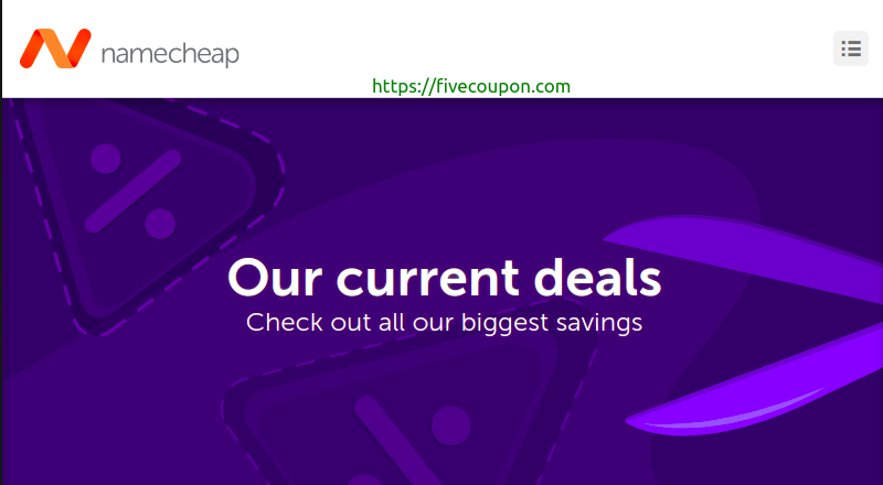 Namecheap Coupons & Promo Codes on December 2023 – Up to 97% Off