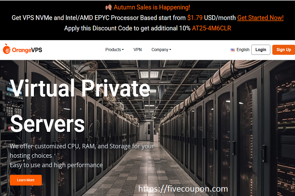OrangeVPS-Autumn-Event-–-Extra-10-Recurring-Discount